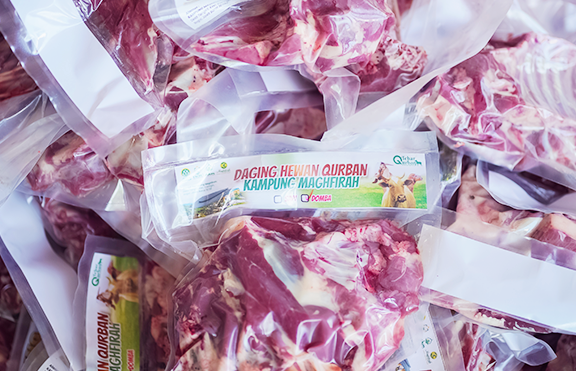 Penyaluran Daging Qurban Hari Kedua